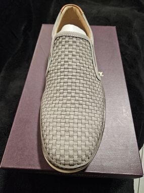 Men's Johnston & Murphy Woven Slip-On Loafers - Gray